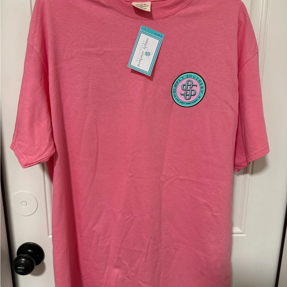 Simply Southern Palm Trees and Ocean Breeze T-Shirt XL NEW - Picture 3 of 4